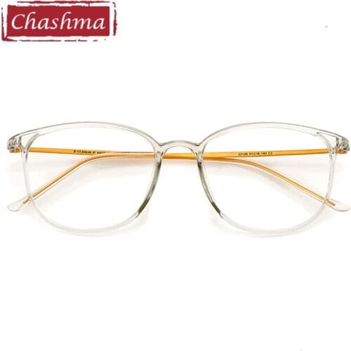 Chashma Female Ultem Frame Titanium Arm Retro Opticos Gafas Top Quality Round Super Light Eyeglasses Women and Men