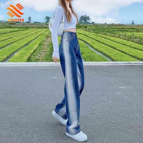 COYOTES Women's Straight Jeans