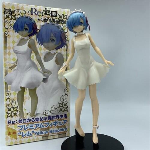FigureCrazy 23cm Rem Dress PVC Action Figure Cute Rem Re:Life in a different world from zero Transparent Collectible Model Gift