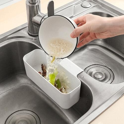 Hot Sale Hanging Sink Drain Basket Saving Space Kitchen Waste Storage Multifunctional Supplies