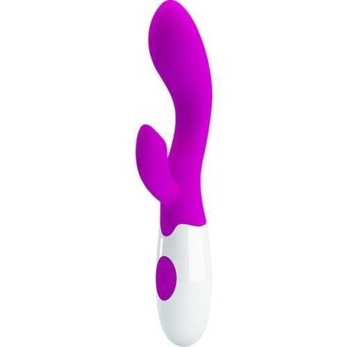 Hot Sale Vibrators for Women Mute Vibrating Magic Wand 30 speed G Spot Finger Double Vibrator Clitoris Sex Toys