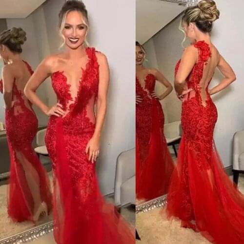 Коктейлsukienki koktajlowe robe ьные платья Evening Dresse Formal vestido noiva sereia lace prom party robe de soiree red