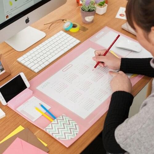 Large Computer Desktop Pad Waterproof Protection Wristb Multifunctional Mouse Pad Office Desk Accessories Desk Set Desk Mats