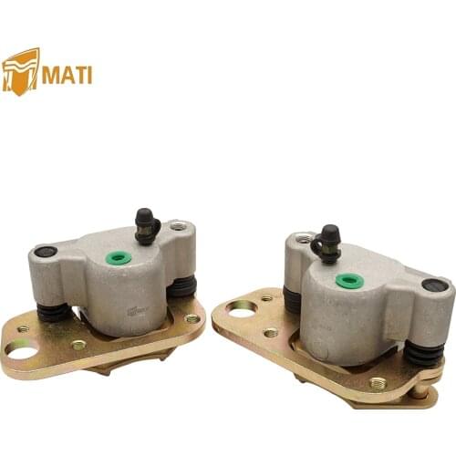Left Right Front Brake Caliper with Pads for Polaris Magnum Scrambler Sport Xpedition Xplorer Trail Blazer Boss 250 325 400 500