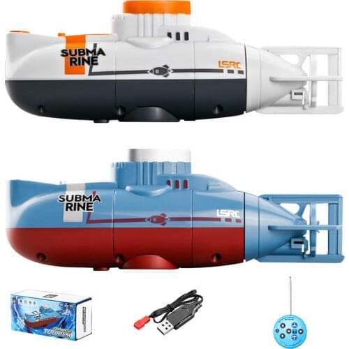 Rc Submarine Remote Control Submarine Model Toy RC Racing Boat Electric Toys Boats Radio Controlled 0.1m/s Speed Waterproof Toy