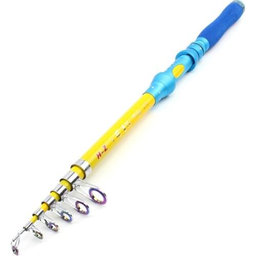 1.8m 2.7m 3.0m Telescopic Fishing Rod Carbon carp pole Spinning Rods for Fresh Salt Water Travel Tackle Rocky sea fishing pesca