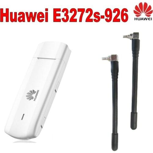 Huawei E3272 4G LTE USB Dongle USB Stick Datacard Mobile Broadband USB Modems plus 2pcs antenna