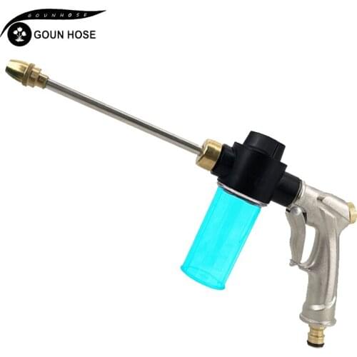 High Pressure Water Gun Garden Hose Sprayer Washing Machine Car Washer Spray Nozzle Foam Sprinkler Irrigation Set Garden Tools