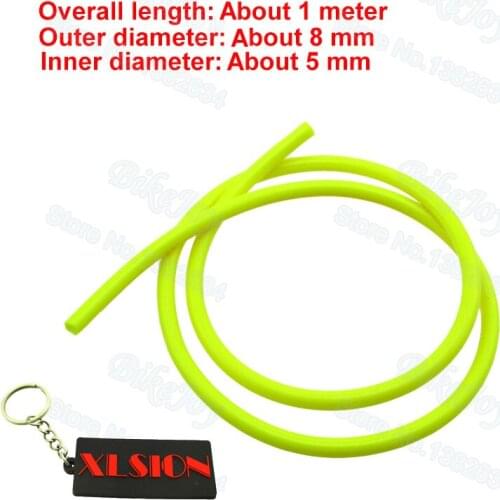 Yellow 1m Length 40" Fuel Line Hose Tube for Pit Dirt Bike 50cc 110cc 125cc-160cc ATV Quad Go Kart Motorcycle Motocross