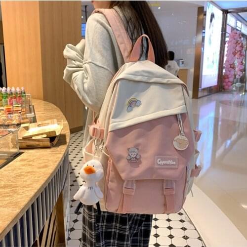 Multi-pocket Women backpack large capacity Travel Rucksack students schoolbag Girl Cool Laptop Backpacks Male Fashion Book Bags