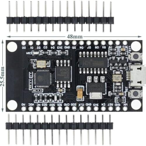 10PCS/LOT NodeMCU V3 Lua WIFI module integration of ESP8266 + extra memory 32M Flash, USB-serial CH340G A62