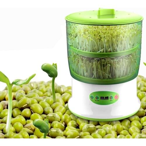 2019 Intelligence Bean Sprouts Machine Smart Nursery Pots Seed Seedling Pots Plastic Thermostat Automatic Bean Sprouting Machine