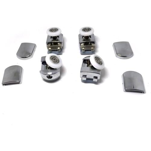 4 x Single Shower Rollers/Runners/Wheels 25mm wheel Diameter 907AB