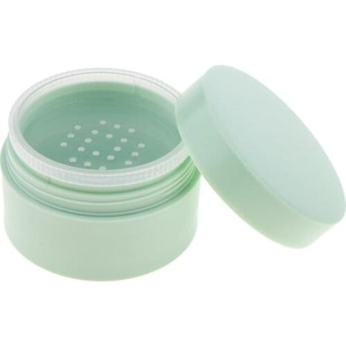 5g 15g Reusable Empty Portable Loose Powder Bottle Makeup Container Screw Lid Jars with Sifter Foundation Box