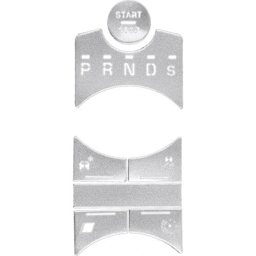 7Pcs/Set Car Gear Shift Panel Button Selector Trim Cover Decoration Fit For Jaguar XF High Version 2012 2013 2014 2015