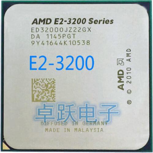 AMD E2-Series E2-3200 2.4 GHz Dual-Core CPU Processor ED3200OJZ22GX Socket FM1 free shipping