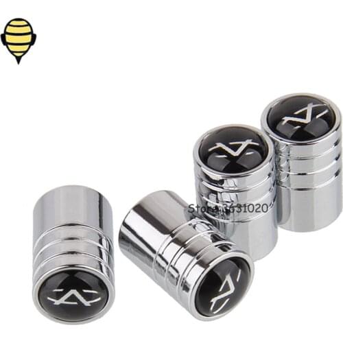 Car Accessories Auto Sticker Wheel Tire Valve Stem Caps Valve Covers for Chery Fulwin QQ Tiggo 3 5 T11 A1 A3 A5 Amulet M11 Fora