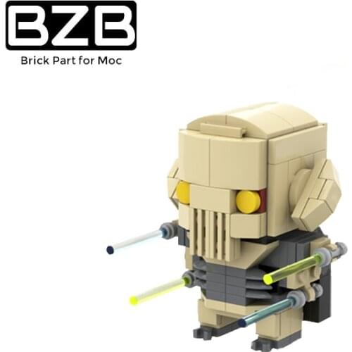 BZB MOC Planet Clone Wars 62809 Robot General Building Blocks Model Home Decoration Kids Boys DIY Brain Game Toys Best Gifts