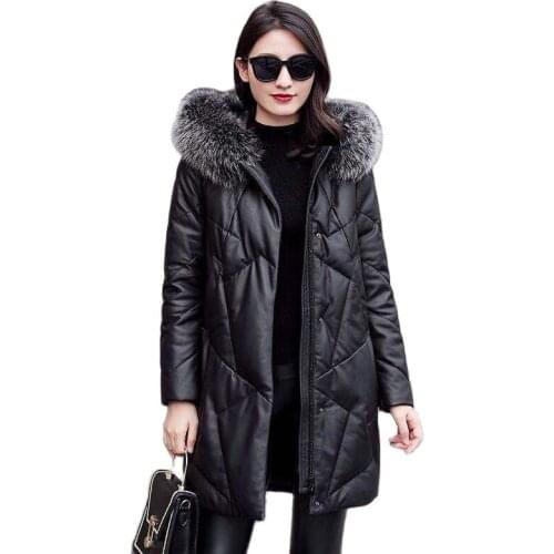 CAN XIN LCY Women's Leather Jackets With Fur
