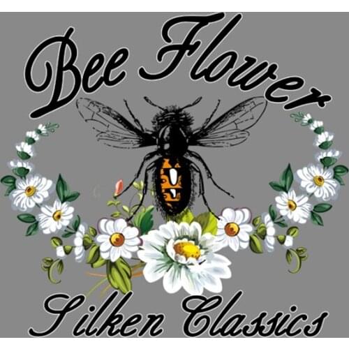 Flower Bee Thermal Heat Transfer Sticker Letter Heat Transfer Vinyl Patch Iron On Transfer Patches For Clothing Decor