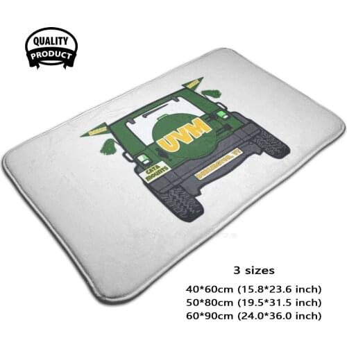 Uvm Door Mat Foot Pad Home Rug Uvm University Of Vermont Vt College Rally Catamounts Green Yellow Burlington Vermont School