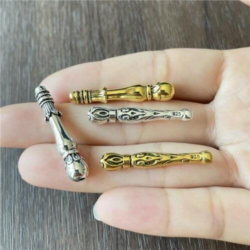 10pcs Misbaha metal tassel accessories Tasbeeh Muslim Islamic Allah minaret beads for tasbih rosary bracelet for jewelry making
