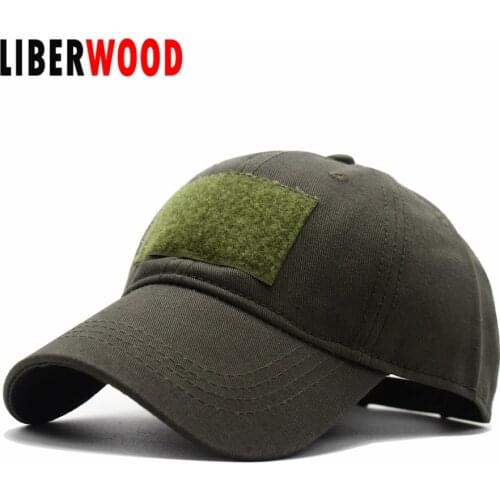 LIBERWOOD Camouflage Special Tactical Operator Forces Patch Baseball Cap Hunting sniper hat with Loop Patch men women wild cap
