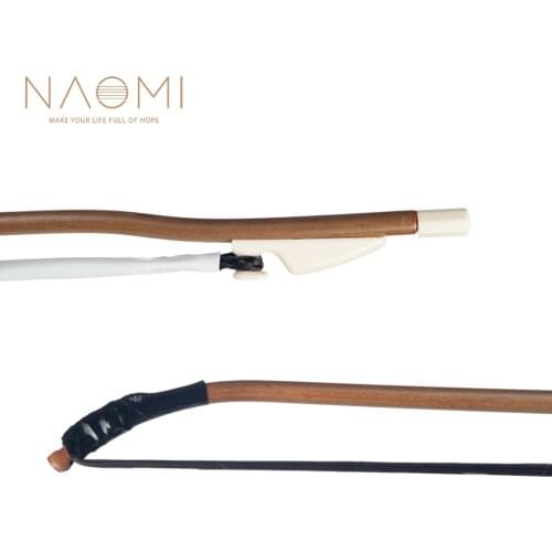 NAOMI Erhu Bow Chinese Violin Bow Black Horse Hair String Instrument Parts Accessories New