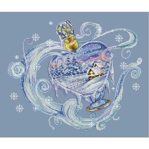 Magic winter patterns Counted Cross Stitch 11CT 14CT DIY Chinese Cross Stitch Kits Embroidery Needlework Sets