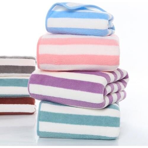 Warp knitted polyester brocade high density coral Plush water absorbing towel towel towel
