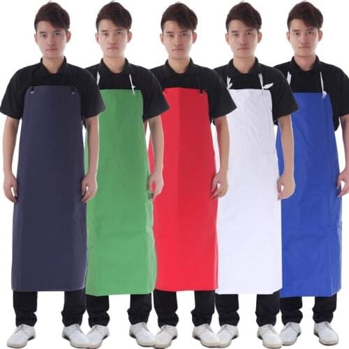 PVC Waterproof Apron Anti-oil Acid And Alkali Slaughterhouse Aquatic Pet Aprons 60 wire