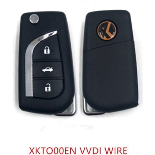 Wilongda Xhorse universal VVDI wire remote control XKTO00EN XKTO01EN no transpponder chip for Toyota VVDI Mini Key Tool VVDI2