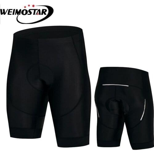 Weimostar 2018 Cycling Shorts Men Black Reflective Summer Downhill Bicycle Shorts Gel Padded Shockproof MTB Bike Shorts ciclismo