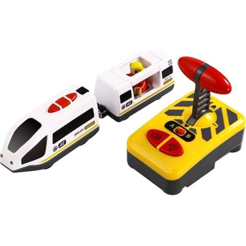 STOBOK Electric Train toy Children Funny RC Train Model Toy Educational Toy for Kids Children (No Battery)
