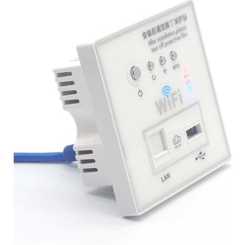 86 type wireless in-wall ap router with 90V-240V Input voltage