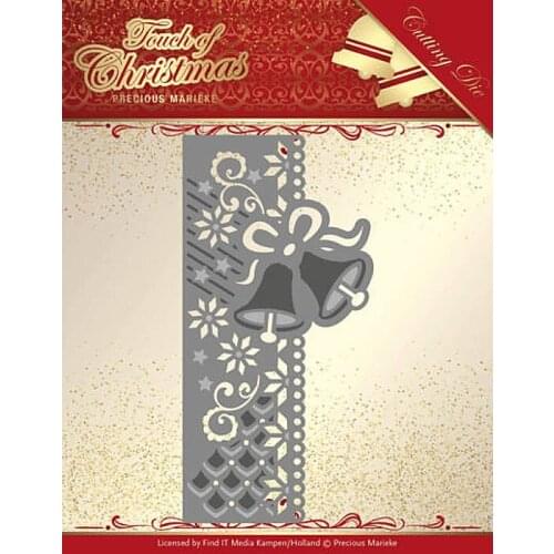 AliliArts Metal Cutting Dies Christmas Bells Border diy Scrapbooking Photo Album Decorative Embossing PaperCard Crafts Die 2020