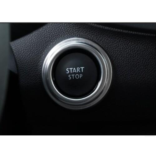 Car auto start stop button one-button ring trims for renault koleos kadjar 2016 2017 2018 2019 2020 2021 2022 samsung qm6