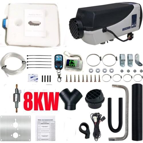 12V Car Heater 8000W Car Parking Air Diesels Fuel Heater for RV Boats Motorhome Trucks Trailer Car Accessories