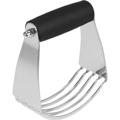 Goldbaking Dough Blender Top Professional Pastry Cutter with Heavy Duty Stainless Steel Blades Pastry Blender Cutter Dough Mixer