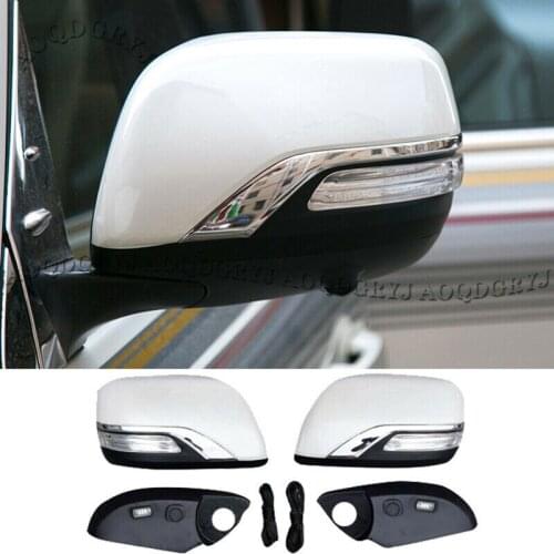 Pearl White Rear-View Mirror Cover Replacement For Land Cruiser LC200 2016-2021 Car Styling Accessories
