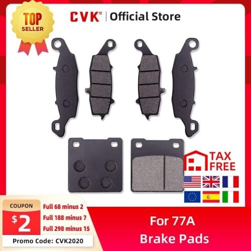 CVK 1 Set Front and Rear Brake For Suzuki GSX 600F 1998-2006 GSX 750F 1998-2006 GSF600 Bandit 600 2000-2004 SV650 1999-2002 77A