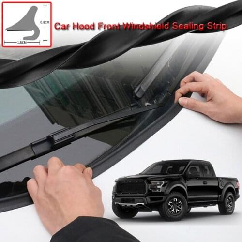 For Ford F-150 2013-2020 DIY Car Seal Strip Windshied Spoiler Filler Protect Edge Weatherstrip Strips Sticker Auto Accessories