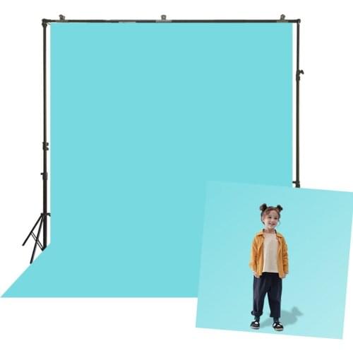 Aqua Turquoise Blue Photography Backdrop Solid Color Pure Plain Background Video Photo Shoot Garage Studio Portrait Back Drops