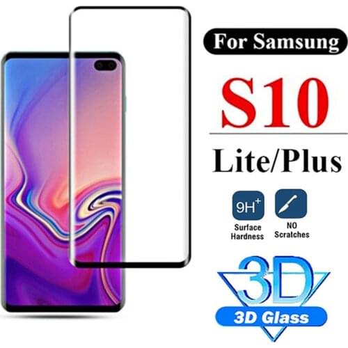 3D Curved Original Glass For Samsung Galaxy S10e Case Covers Tempered Glass For Samsung S10 Plus S 10 e S 10Plus Protective Film