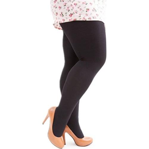 New Women Tights Medias Mujer Plus Size Tights Women Velvet Collant Femme Stretchy Pantyhose Solid Color Nylon Tights For Fat MM