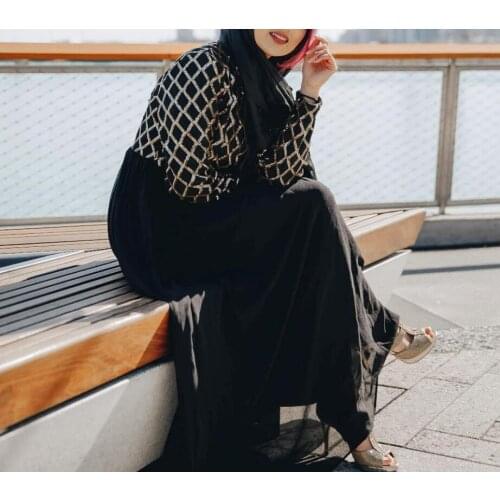 Pakistani Arabic Abaya Kaftan Dress Moroccan Caftan Turkey Tesettur Elbise Dubai Robe Femme Baju Muslim Wanita Islamic Jurken