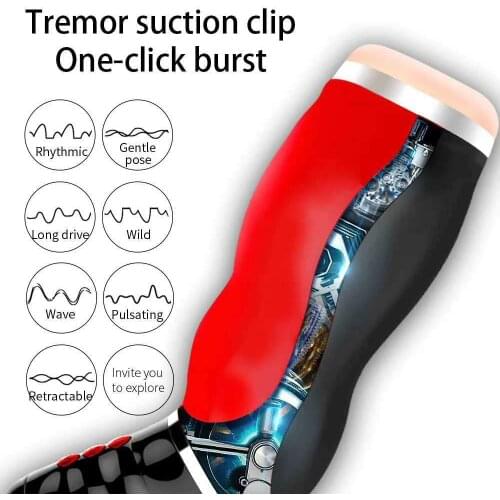 Sweet Interaction Male Masturbator Artificial Vagina Real Pussy Silicone, Sucking Vibrator Sex Toys For Men Pocket Pussy