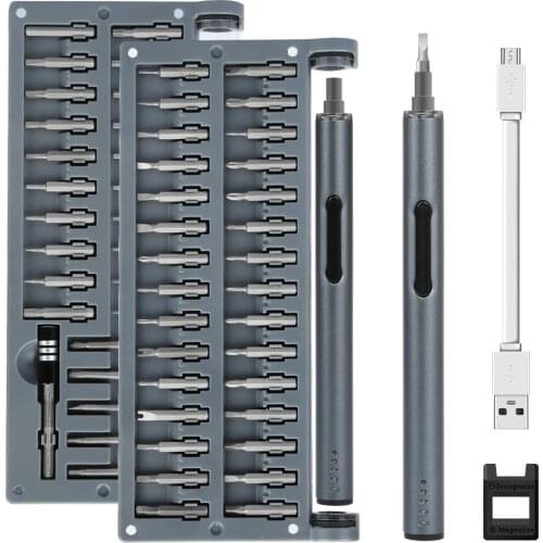 KINGSDUN 59 in 1 Set Household Portable Mini Precision Electric Screwdriver Set DIY Repair Tool Kit For Mobile Phone Camera