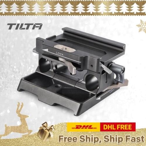 Tilta TA-BSP-15-G 15mm LWS Baseplate for BlackMagic BMPCC 4K 6K (Tilta Gray) CAGE TILTAING Z CAM CAGE GRAY or Tactical finished