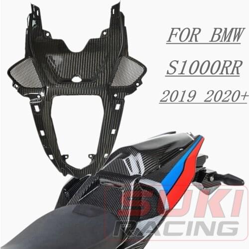 Real Carbon Fiber Rear Seat Panel Cover For BMW S1000RR S1000 RR 2019 2020 2021+ Rear Seat Panel Fairings Motorcycle Accessories